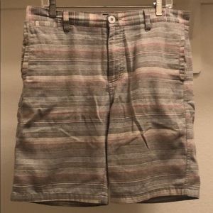 Multicolor striped men’s walking shorts. Size 32W